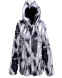 Personality winter thicken warm faux fo fur coats mens leather jacket slim casual jackets men jaqueta de couro plus size 6XL2745585
