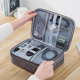 Storage Bags Portable Travel Digital Accessories Bag Electronics Kit Organizer Box For Mobile Phone Charger Cables Earphone Cord