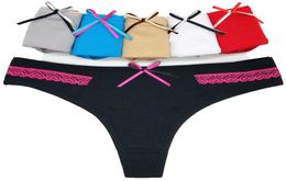 12 PcsLot Ladies Lingerie Tanga Femme Cotton Underwear Women Panties Sexy Thongs Fashion New Brand Panty Female 4273268