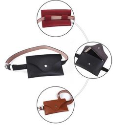 Fashion Waist Belt Leather Purse Tablet Wallet Multi-functional Outdoor Mobile Phone Bag Cash Wallet Versatile Stylish Ladies P0830 210Y