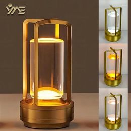 Table Lamps 2024 Led Lamp Desk Night Light Fixture Rechargeable Living Room Simple Styling Design Atmosphere