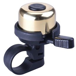 MTB Road Bicycle Copper Bell Gold / Silver Bicycle Handlebar Mount Bike Bell Outdoor Cycling Accessories 1PC/2PCS Wholesale