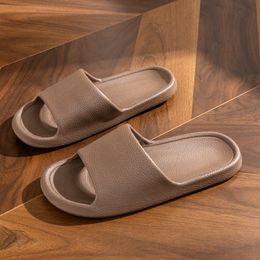 Summer 2024 New style sandals foam slippers for home use Couples indoor slippers for men and women GAI brown