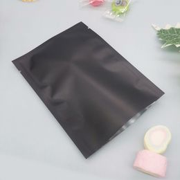 100Pcs 9X13cm Small Open Top Flat Aluminium Foil Mylar Pouch Heat Seal Gummy Candy Tea Packaging Vacuum Bags for Food