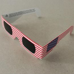 10Pcs 20Pcs Solar Eclipse Glasses UV Blocking Safety Sun Viewing Glasses Printed Solar Event Eyewear Annular Solar Sunglasses