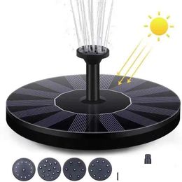 Watering Equipments Solar Fountain Water Pump Floating Garden Pond Tank Drop Delivery Home Patio Lawn Supplies Dhxiw