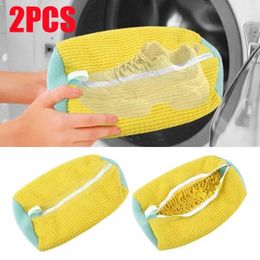 Wash Bag Padded Net Laundry Shoes Protector Fluffy Fibres Polyester Washing Shoes Machine Friendly Laundry Bag Drying Bags 240524