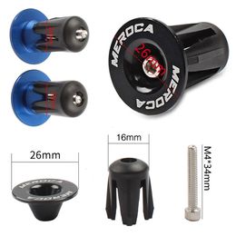 1 Pair Mountain Road Bike Handlebar End Plugs Aluminium Alloy Handle Bar End Cap BMX MTB Bike Grip Cover Bicycle Accessories