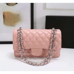 5a Quality designer womens bag Chains Shoulder Bags Genuine Leather Handbag Flap Crossbody bags Solid Hasp Square Stripes Handbags Wallets