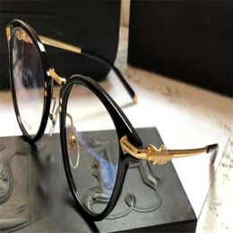New popular retro men optical glasses FANX punk style designer retro square frame with leather box HD lens top quality 2413