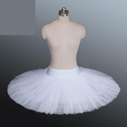 Stage Wear Professional Platter Tutu Black White Red Ballet Dance Costume For Women Adult Skirt With Underwear 297W