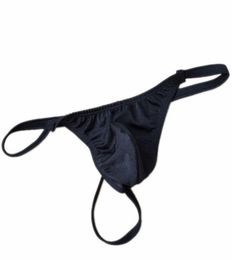 Underpants Men039s Sexy Bulge Pouch Lowwaist Bikini ManLingerie Fashion Underwear Thong Brief Gays Inmitate Shorts Sissy Panti8999444