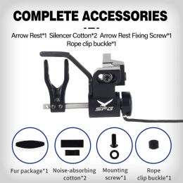 Drop Away Arrow Rest Archery Adjustable Compound Bow Recurve Bow and Arrow Hunting Shooting Aluminium Professional Accessory