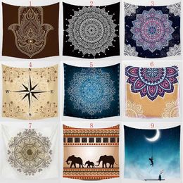 Tapestries Home Decor Bedroom Living Room Tapestry Finger Beauty Mandala Moon Art Wall Hanging