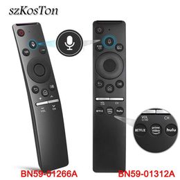 Smart Remote Control Universal Voice Remote Control Replacement for Samsung Smart TV BN59-01312A/BN59-01266A with Netflix Prime Hulu Shortcut KeysL2405