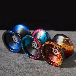 Yoyo Professional Magic Yoyo Metal Yoyo With 10 Ball Bearing Alloy Aluminium High Speed Unresponsive Yo Classic Toys For Kids 240524