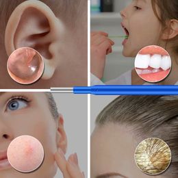 Digital Otoscope Ear Cleaning Endoscope Camera Ear Wax Remover Scope Visual Ear Cleaner Tool with 4.3" IPS Screen 6 LED Lights