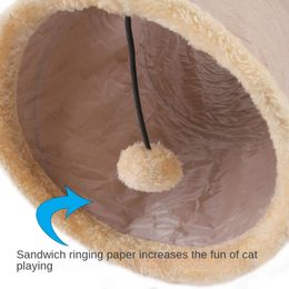 NEW Foldable cat tunnel tube toy pet indoor sports hiding training interactive game cat supplies