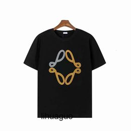 Alphabet lowewe loeweitys Sleeve Designer Shirt Print T Clothing T-shirt Short loeweshirt Men's Men With Casual Trend Top Quality Top Summer Loewees Street G5CG 304J