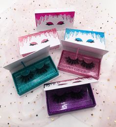 Eye lashes box eyelash packaging box lash boxes custom your 3D mink eyelashes extension strip square magnet case empty2042287