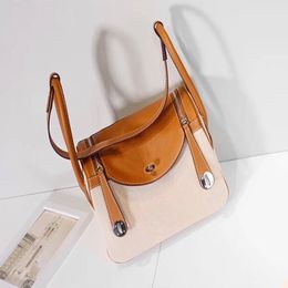 Fashion Bags 26CM 30cm Genuine leather bags Two-tone Fashion Women Handbag 2019 Shoulder bags women Lady Factory wholesale 172o