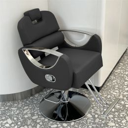 Comfortable Stylist Barber Chairs Barbershop Rolling Metal Chair Vanity Professional Swivel Silla De Barberia Luxuy Furnitures