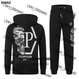 Plein Bear Hoodie Mens Designer Hoodies 1: 1 Production Skull Man Shirts Classical Hip Hop Rhinestone 100% Cotton Philipe Plain Hoodie 25A0