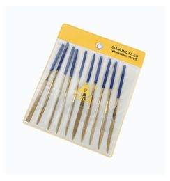 A set of 10 Top High Quality Diamond Assorted File Set Repair Jewelry Tools9148215