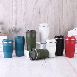 Water Bottles Double Layer Vacuum 304 Stainless Steel Coffee Cup Ins Men's And Women's Cups Portable Mugs