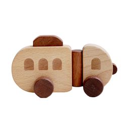 Atal Baby Abschleppseilwagen Holzgeschenk für 10 Jahre alte Babyspielzeug 1 bis 12 Jahre alte Auto