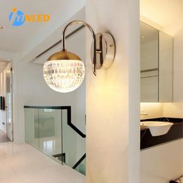 Wall Lamps LED Light Modern Acrylic Bedside Sconces Lights Room Bedroom Aisle Decorative Lamp