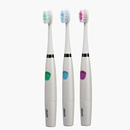 Toothbrush Seago Sonic Electric Toothbrush Whiten Teeth Gums Protection 2 Minutes timer Washable Travel Toothbrush 3 Brush Heads Q240528