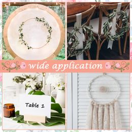 Floral Hoop Centerpiece for Table Arch Centerpiece Table Decor Flower Wreath Metal Ring for Crafts DIY Wedding Event Party Decor