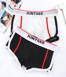 2018 new 1 piece of men's underwear classic pure Colour splicing sports leisure pure cotton boxer pants manufacturer wholesale7838466