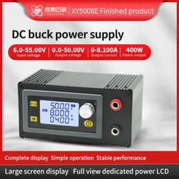 Adjustable 8A 400W DC DC Buck Converter CC CV 0.0-50V 5V 6V 12V 24V Power Module Regulated laboratory power supply