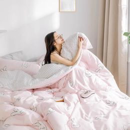 Bedding Sets 13372 Pure Cotton 3 4pcs Bed Duvet Cover Sheet Pillowcase Pink Lion King Beetle Strawberry Flower