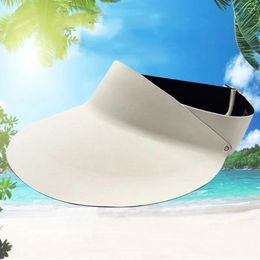 Wide Brim Hats Summer Sport Cap UV Protection Empty Top Baseball Sun Foldable For Women Outdoor Travel