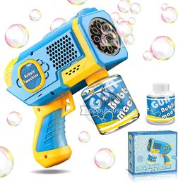 Astronaut Automa Bubble Machine for Children Bubble Gun Rocket Launcher Bubble Blower for Kids Soap Bubble Maker Summer Toys 240528