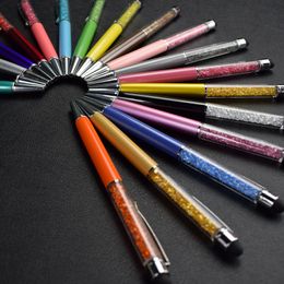 Multicolor Metal Diamond Ballpoint Pen Custom Laser LOGO Personalized Gifts Korean Stationery School Supplies Office Accessories
