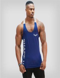 2018 Men Body Slimming Compression Sleeveless Tight T Shirt Fitness Moisture Wicking Workout Vest Muscle Tank Top5673071