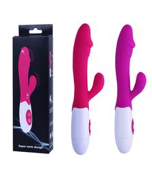30 Speeds Dual Vibration Gspot Vibrator Simulation Dildo Rabbit Vibrators Waterproof Dildo Massager Sex Toys for Women5178849