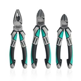 ELECALL Wire cutter pliers 6 7 Diagonal pliers cutting nipper wire stripper plier hand tools for cable cutters electrical 211028 231P