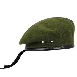 Berets Retro Beret 100% Wool Men Female French Hat Ladies Spring Solid Cap Autumn Winter Unisex Hat1 2643