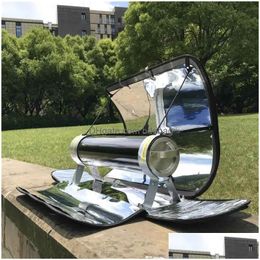 Bbq Grills Solar Oven Portable 4.5L Stove Cooker Kit Grill With Case Outdoor Grilling Drop Delivery Home Garden Patio Lawn Cooking Ea Dhvnx
