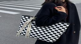 Evening Bags Canvas Women39s Shoulder Bag Japanese Female Student Tote Shopper 2022 Large Fashion Luxury Designer Handbags For 3217847