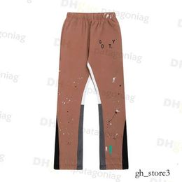 Designer Mens Women Sweatpants Gallerydept Cargo Pant Mens gallary dept Casual Loose Flared Pants Fashionable Hip-hop Sports Jogging Pant Orange Black Size S-xl 318