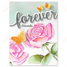 Forever Edger Love Letters I Heart You Metal Cutting Die DIY Moulds Scrapbooking Paper Making Cuts Crafts Template Handmade Card
