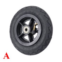 6X1 1/4 Wheels 150mm 6 inch Pneumatic Tyre Inner Tube with 4 inch Plastic Rims for Gas Electric Scooters E-Bike A-Folding Bike