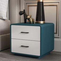 Women Bedroom Nightstand Table Nordic Organizador Drawers Mesa Lateral Bedsides Table Space Saving King Szafka Nocna Furniture