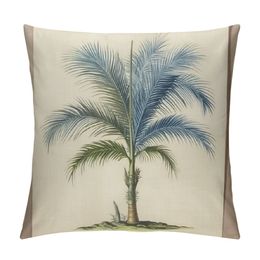 Summer Tropical Throw Pillow Covers Coconut Palm Tree Green Leaf Decorative Couch Cushion Cover Throw Pillow Case Home Sofa Bedding Decorative